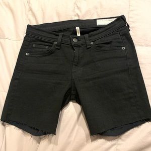 Rag & Bone cut off jean shorts